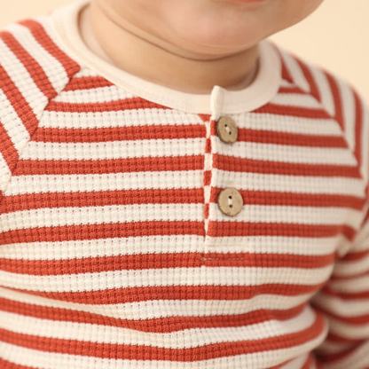 ベビー幼児用ストライプコットンTシャツ - image 6