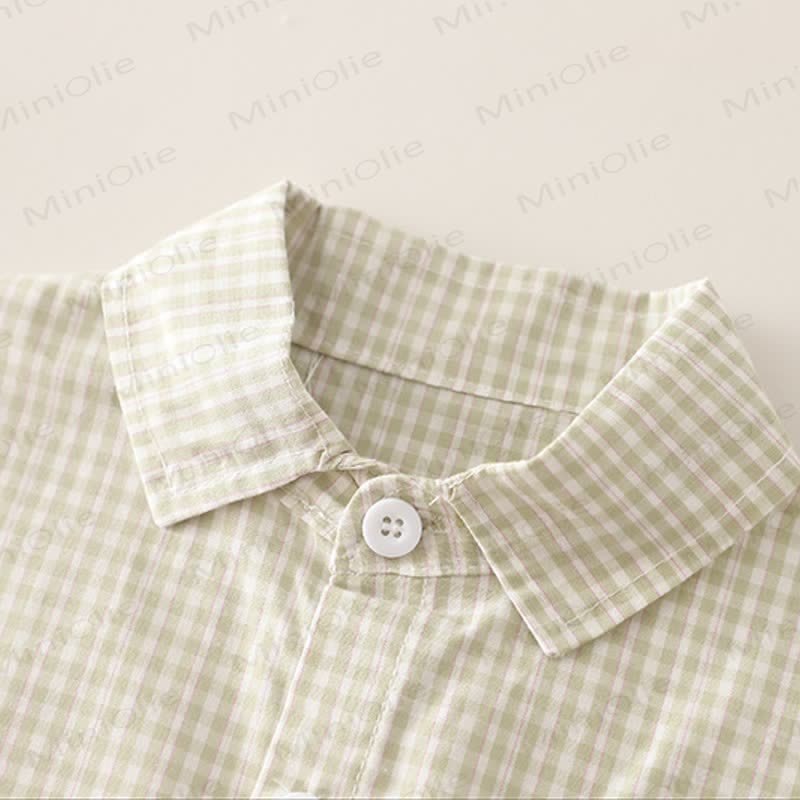 WE'RE BEST FRIベビー 幼児 男の子 ラブ アニマル チェック柄 2ピースセット - image 6