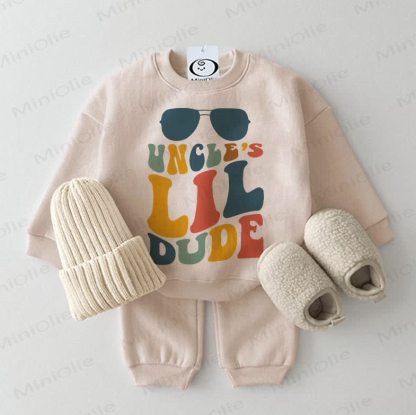 UNCLE'S LIL DUDEベビー スウェットシャツ 2点セット ベージュ - ベージュ - 2～3歳 - image 1