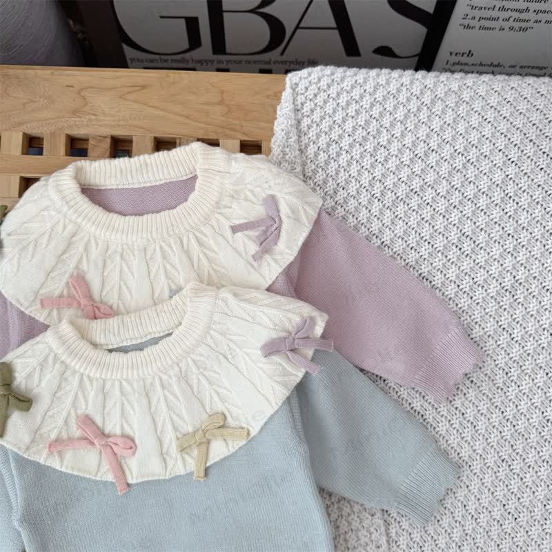 ベビーガールズ ボウニット 2ピースセット - image 5