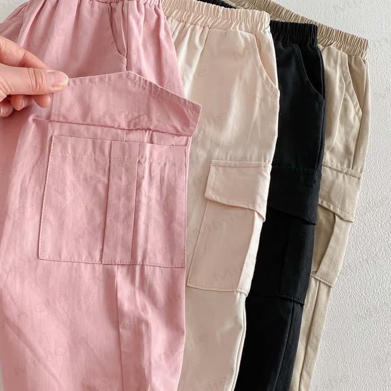 ベビー幼児用無地ワークルーズパンツ - image 12