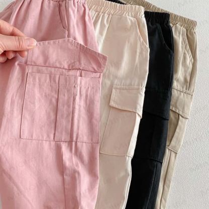 ベビー幼児用無地ワークルーズパンツ - image 12