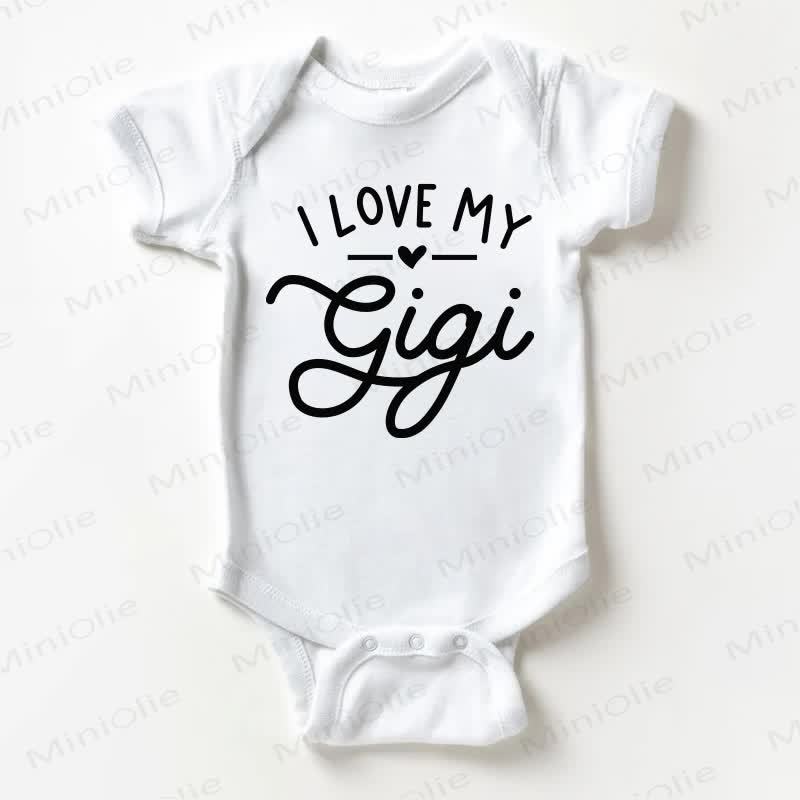 I LOVE MY GIGI - 白 - 18～24ヶ月 - image 1