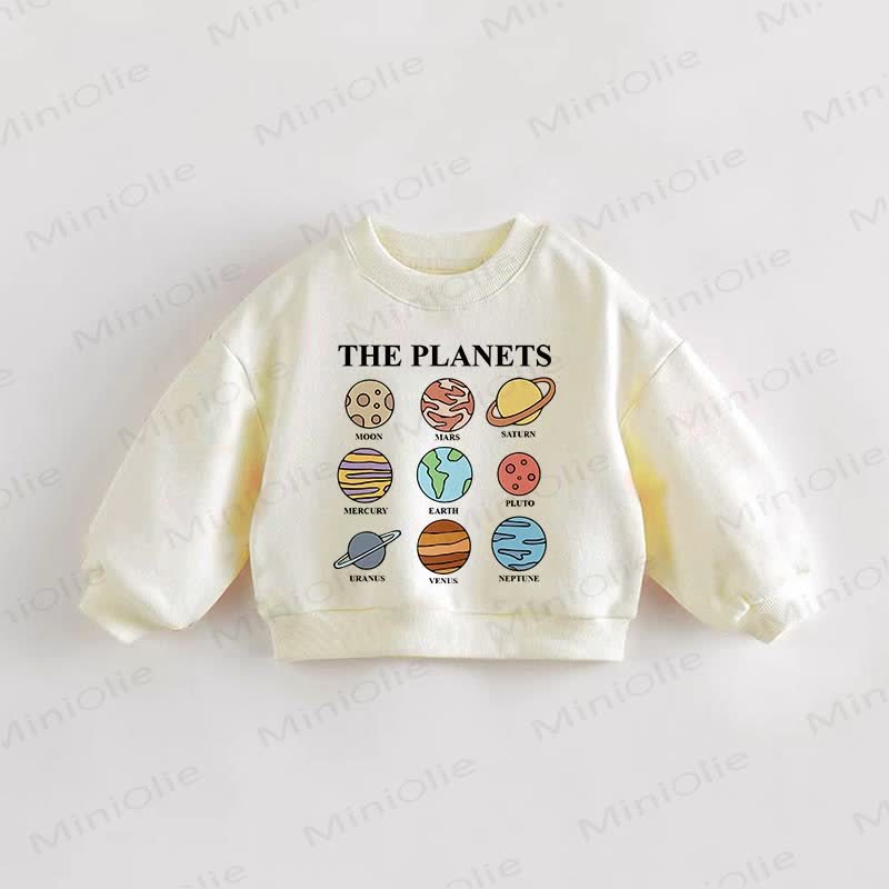 THE PLANETSベビー 幼児用スウェットシャツ - クリーム - 3～5歳 - image 1