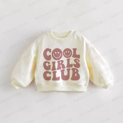 COOL GIRLS CLUB幼児用スウェットシャツ - クリーム - 3～5歳 - image 1