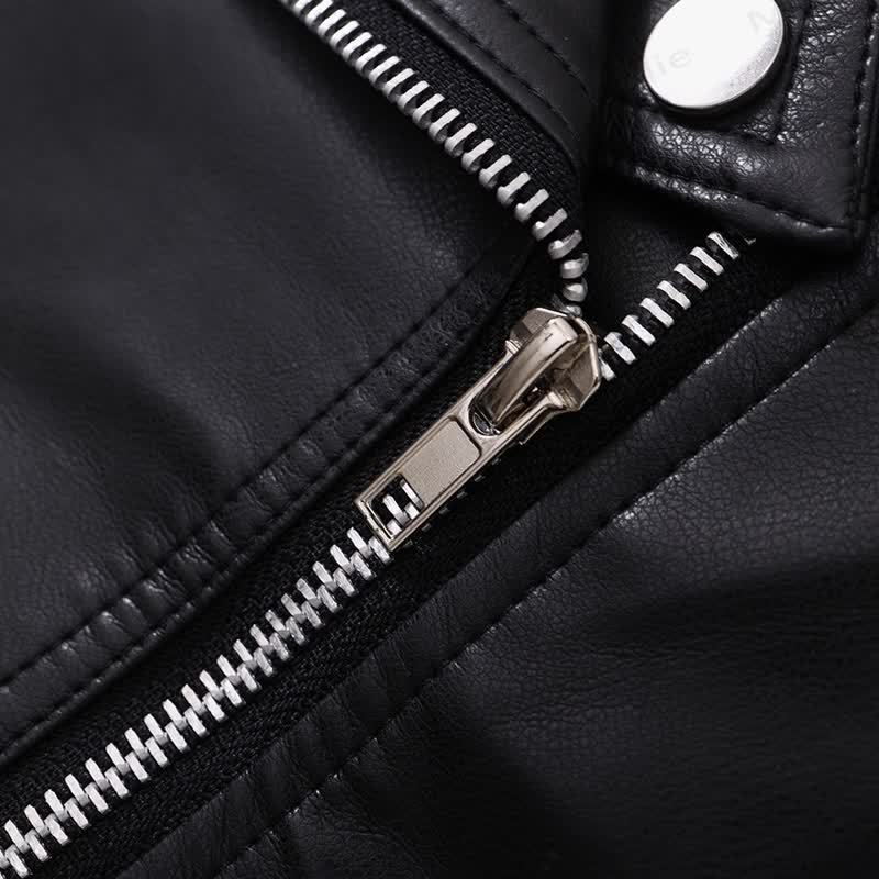 幼児用女の子用フェイクレザージャケット - image 6