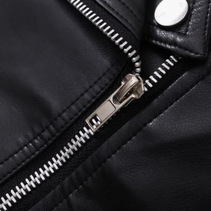 幼児用女の子用フェイクレザージャケット - image 6