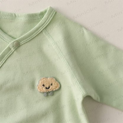 ベビークラウド着物オールコットンロンパース - image 3