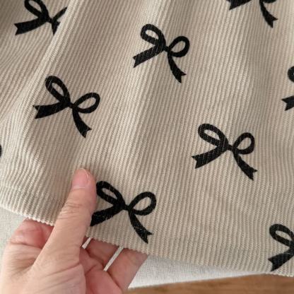 ベビー幼児女の子用ラペルボウDress/ボディスーツ - image 6