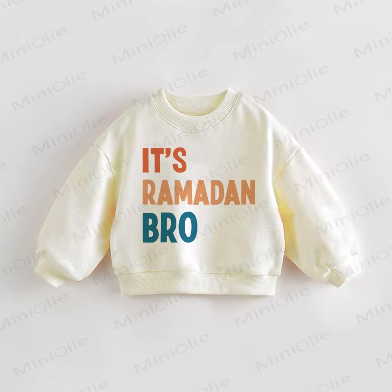 IT'S RAMADAN BROベビー 幼児用 クリーム スウェットシャツ - クリーム - 3～5歳 - image 1