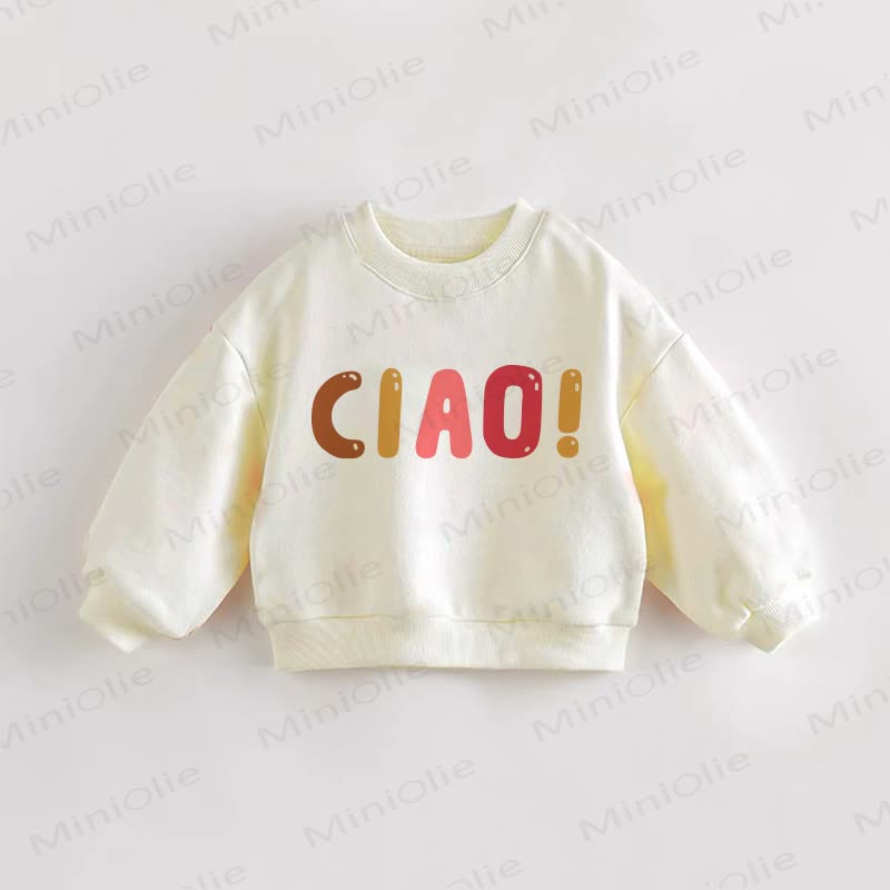 CIAOクリーム ベビー 幼児用 スウェットシャツ - クリーム - 3～5歳 - image 1
