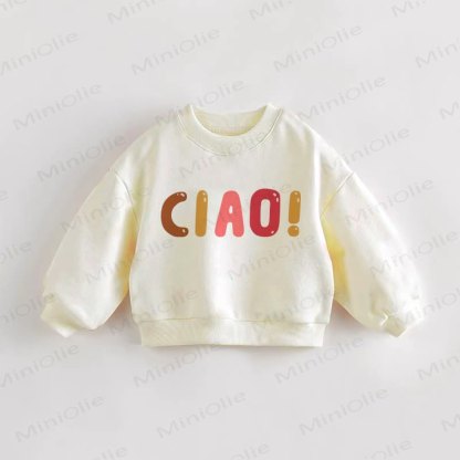 CIAOクリーム ベビー 幼児用 スウェットシャツ - クリーム - 3～5歳 - image 1