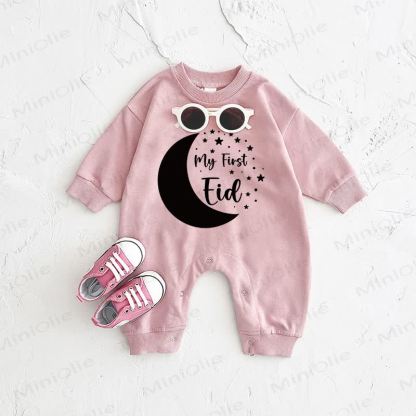 MY FIRST EIDベビーピンクロンパー - ピンク - 2～3歳 - image 1