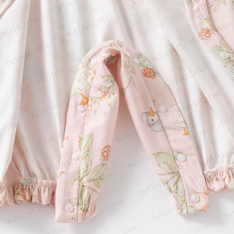 ベビーフローラルアニマルロンパース - image 19