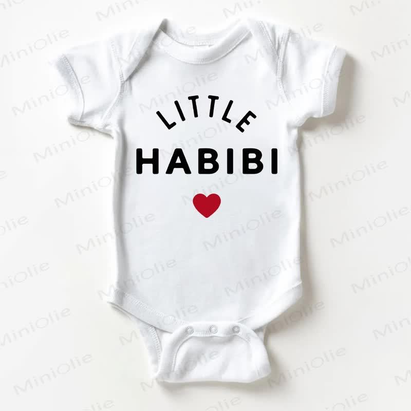 LITTLE HABIBIベビーラブ ホワイト ボディスーツ - 白 - 18～24ヶ月 - image 1