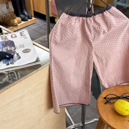 ベビー 幼児 女の子 フラワー/ドット パンツ - ピンク - 8歳 - image 5