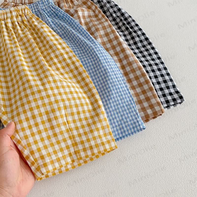 ベビー幼児用チェック柄パンツ - image 2