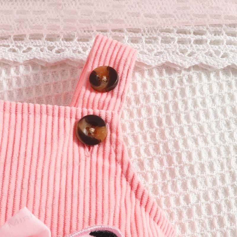 女の子用フォックスリボンコードDress＆ラブボディスーツ - image 9