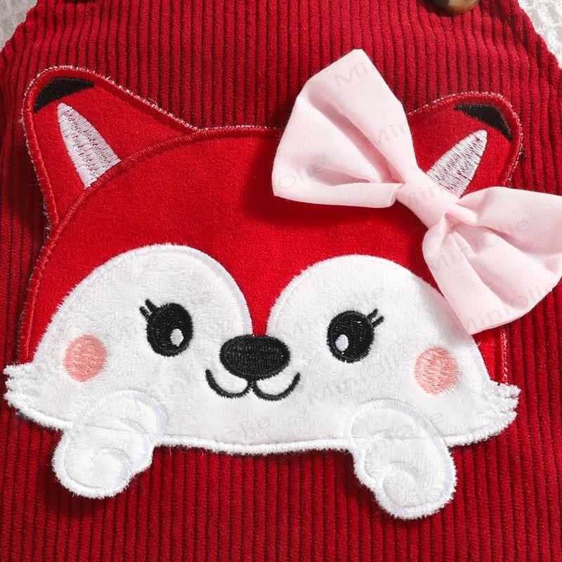 女の子用フォックスリボンコードDress＆ラブボディスーツ - image 16