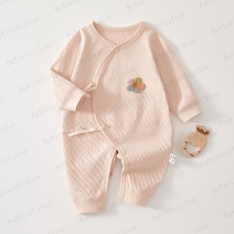  新生儿フラワーコットン着物ロンパース - ピンク - 3～6ヶ月 - image 8