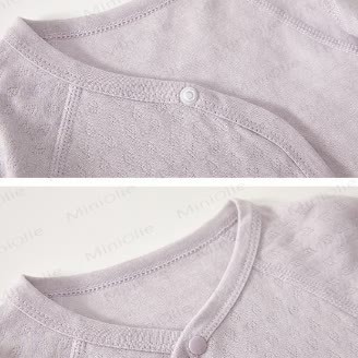  新生儿フラワーコットン着物ロンパース - image 3