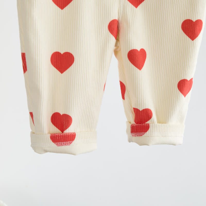 ベビー幼児用ラブコーデュロイベージュオーバーオール - image 5