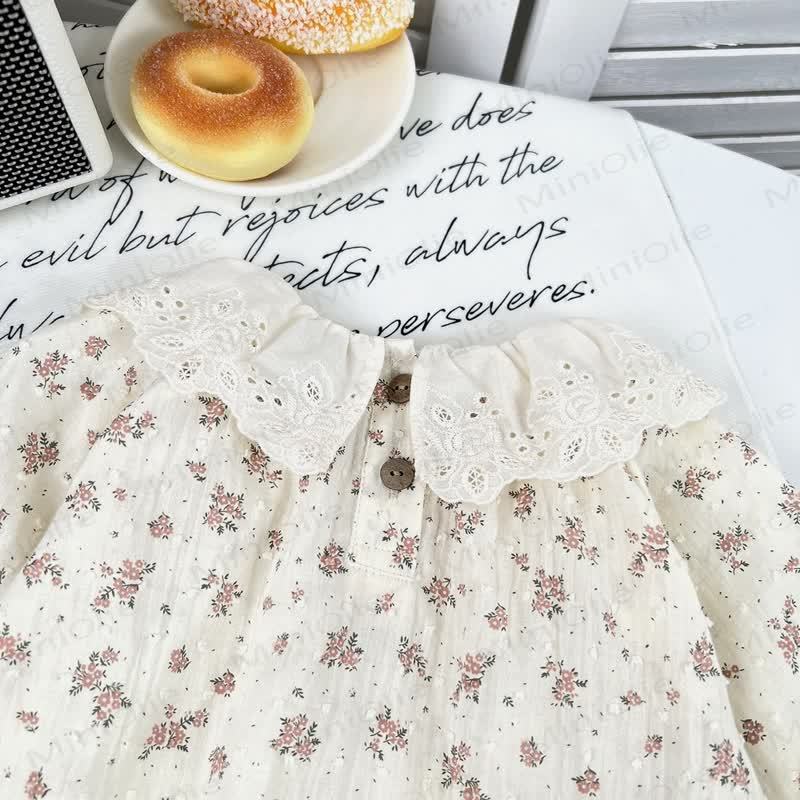 ベビー 幼児 女の子 フラワー レース トップス/ノースリーブDress - image 7