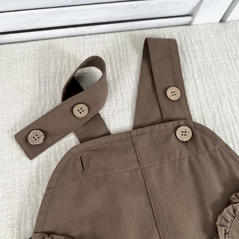 ベビー幼児女の子用無地レーストップ/サスペンダーDress - image 11