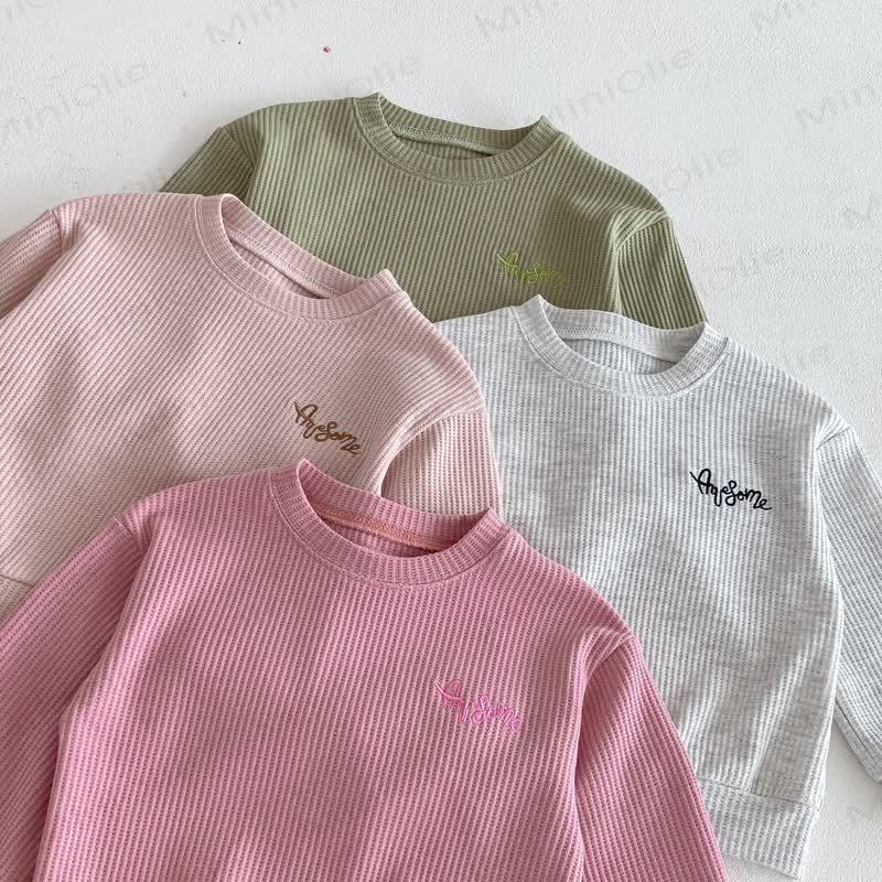 ベビー幼児用刺繍ワッフル2点セット - image 10