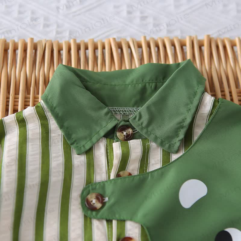 ベビー 幼児 男の子 ストライプ 2点セット - image 9