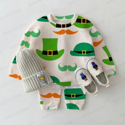 ベビー幼児用帽子ワッフル2点セット - アプリコット - 3～5歳 - image 1