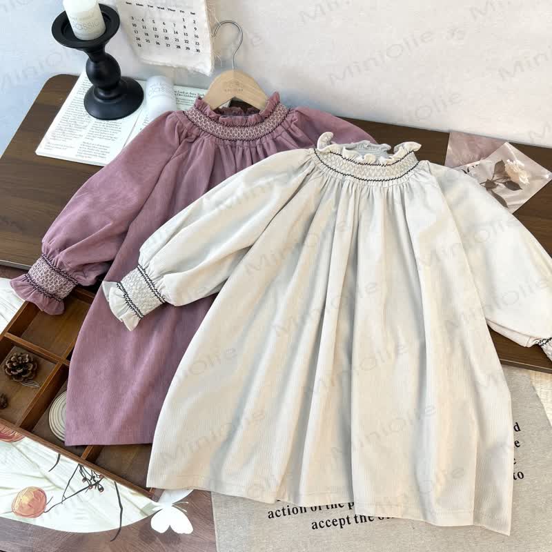 ベビー幼児女の子用無地レースDress - image 1