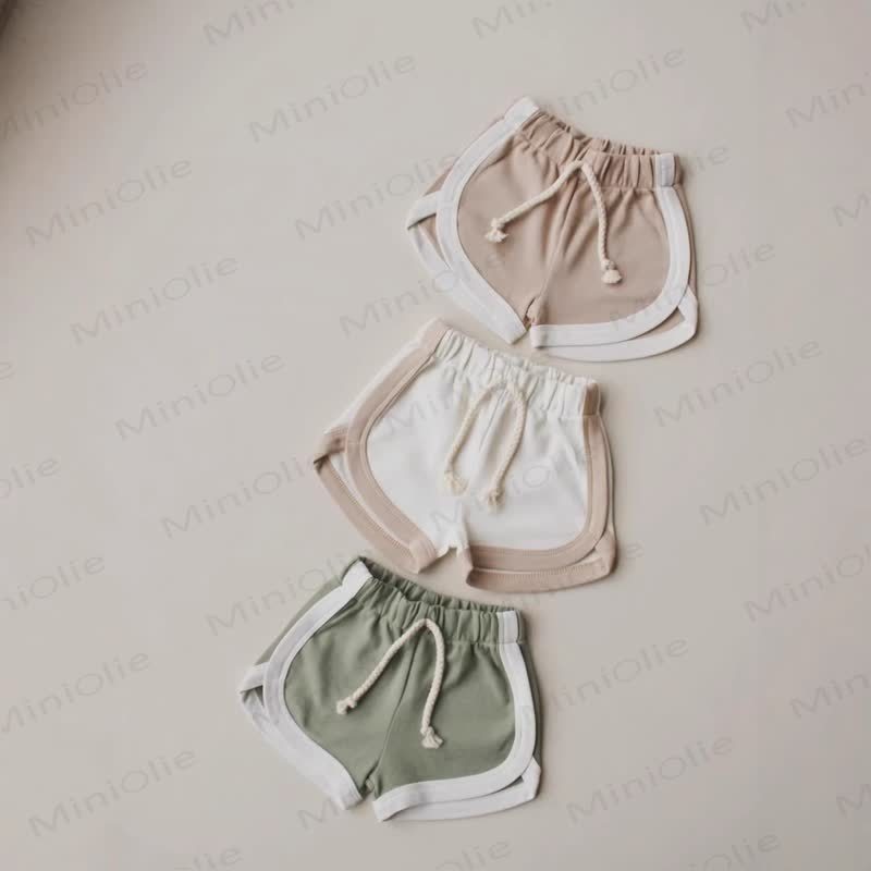 女の子用無地ショートパンツ - image 3