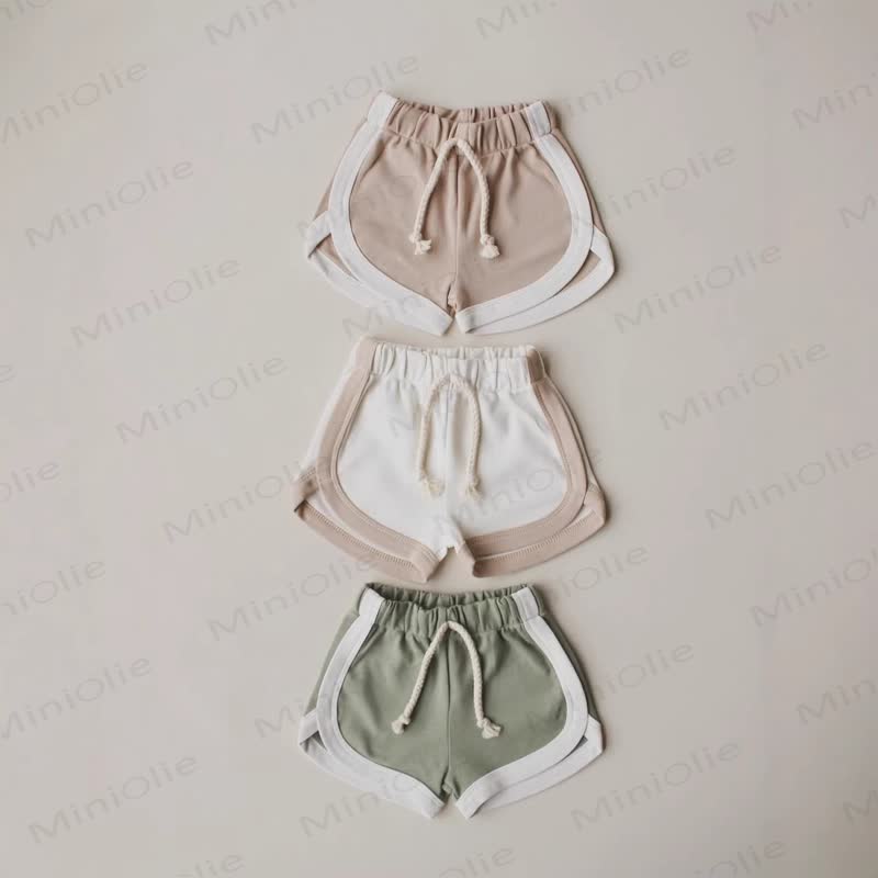 女の子用無地ショートパンツ - image 2