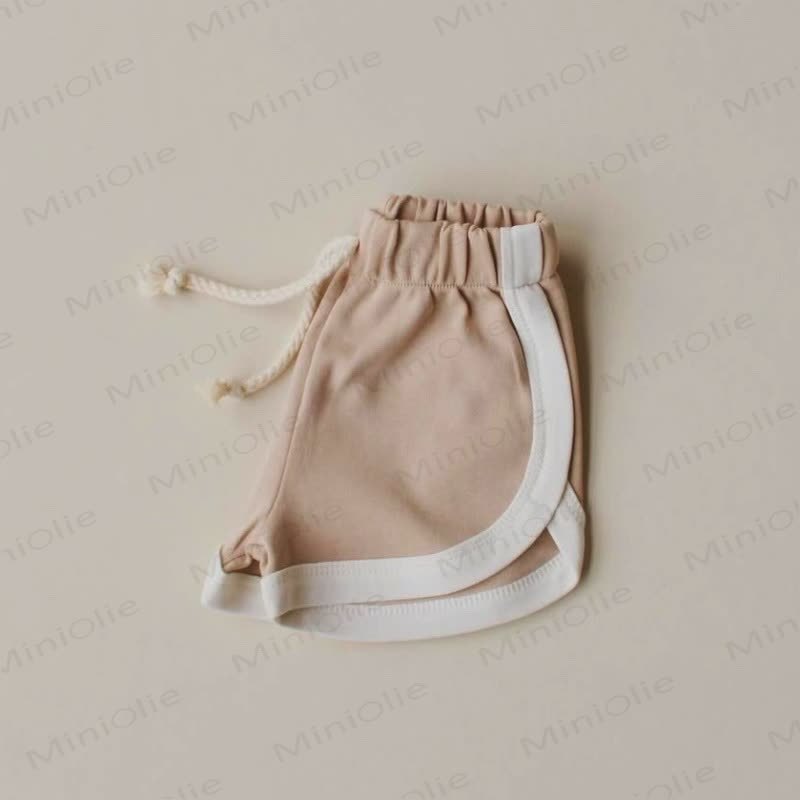 女の子用無地ショートパンツ - カーキ - 3～5歳 - image 6