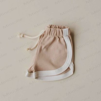 女の子用無地ショートパンツ - カーキ - 3～5歳 - image 6