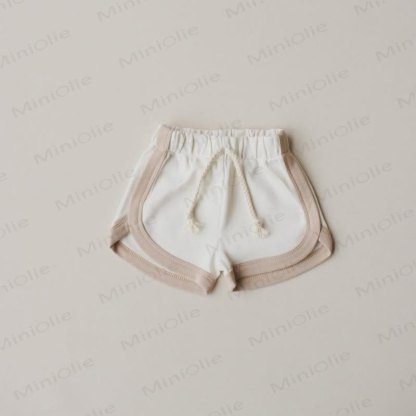 女の子用無地ショートパンツ - ベージュ - 3～5歳 - image 8