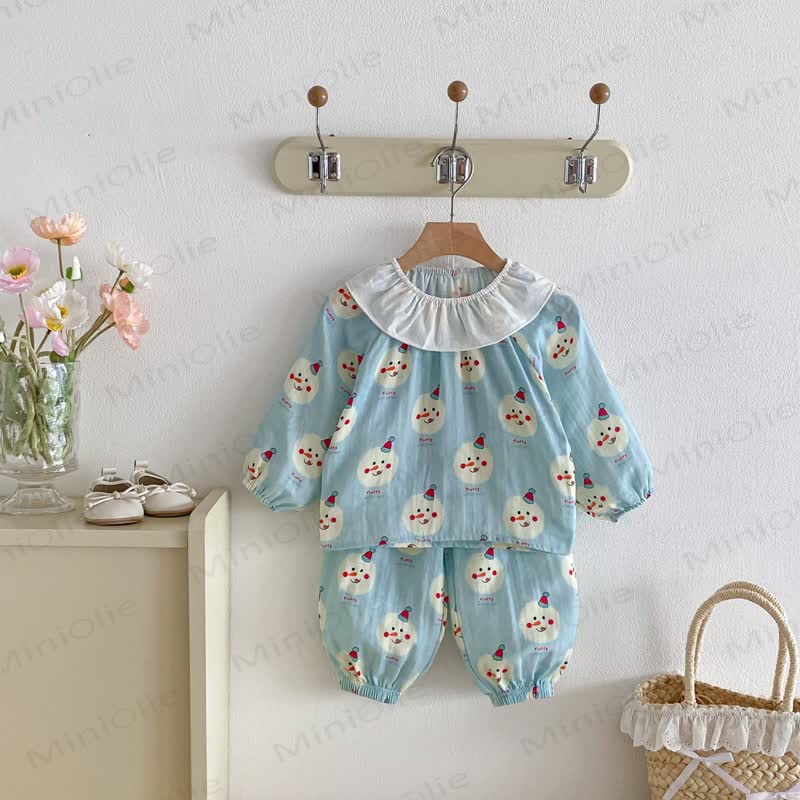 ベビー幼児女の子用2ピースラペルセット - 緑 - 8歳 - image 6