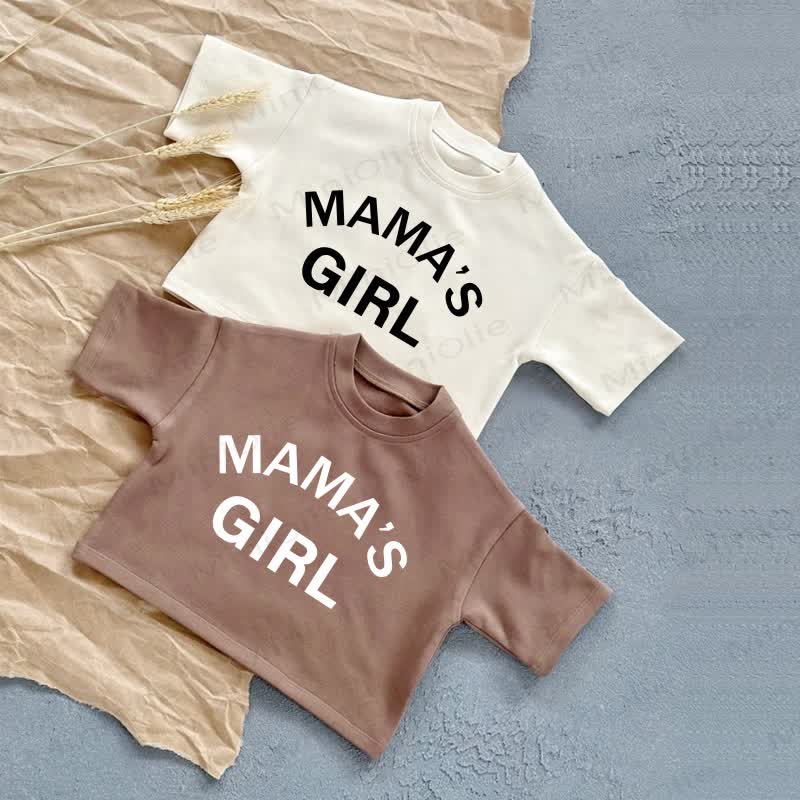MAMA'S BOY/MAMA'S GIRLベビーサマーカジュアルTシャツ - image 4
