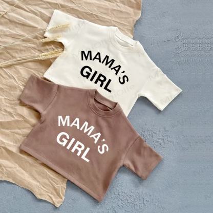 MAMA'S BOY/MAMA'S GIRLベビーサマーカジュアルTシャツ - image 4
