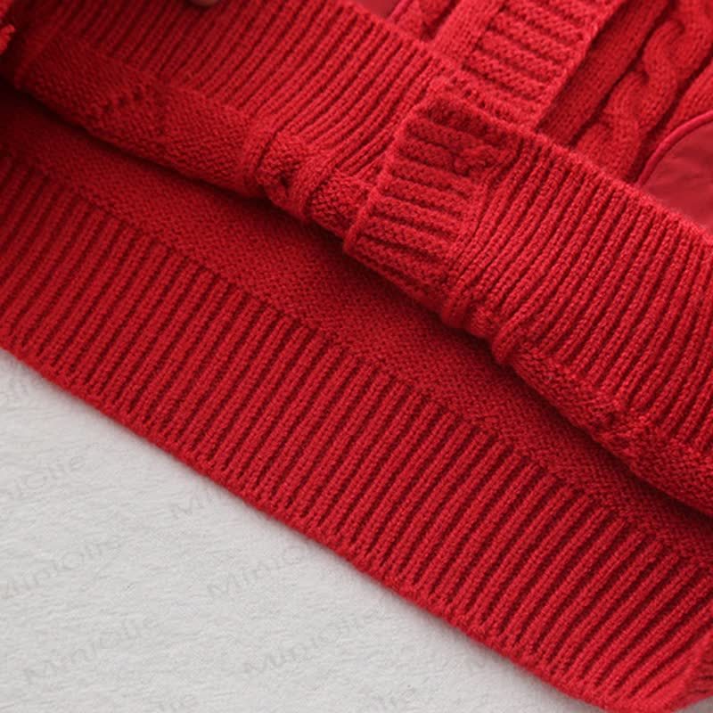 ベビー 幼児 女の子 ストロベリーフラワー 3ピース ニットセット - image 10