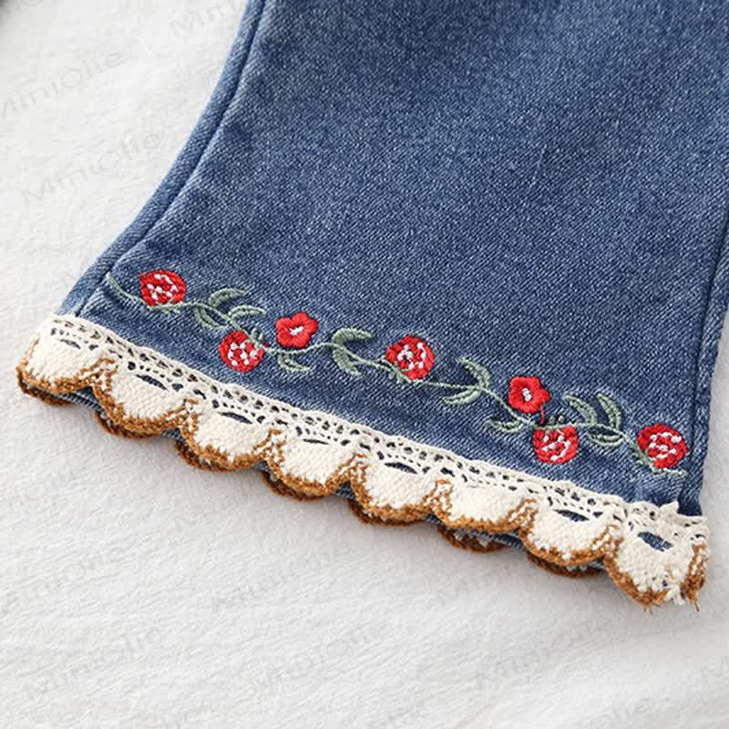 ベビー 幼児 女の子 ストロベリーフラワー 3ピース ニットセット - image 19