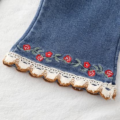 ベビー 幼児 女の子 ストロベリーフラワー 3ピース ニットセット - image 19