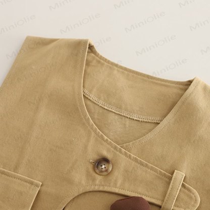 HAPPY幼児 男の子 ストライプ ドッグ 3ピース ニットセット - image 8