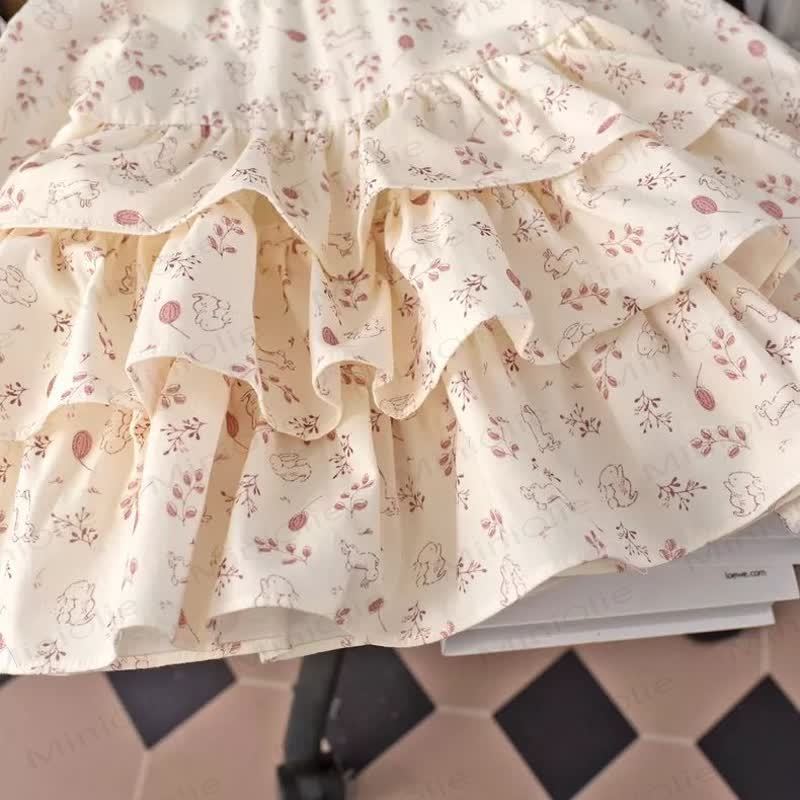 女の子の赤ちゃん用かわいい花柄Dress - image 4