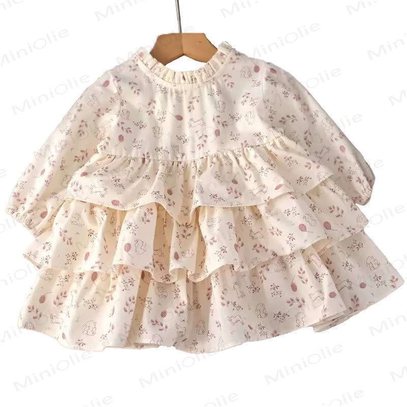 女の子の赤ちゃん用かわいい花柄Dress - image 2