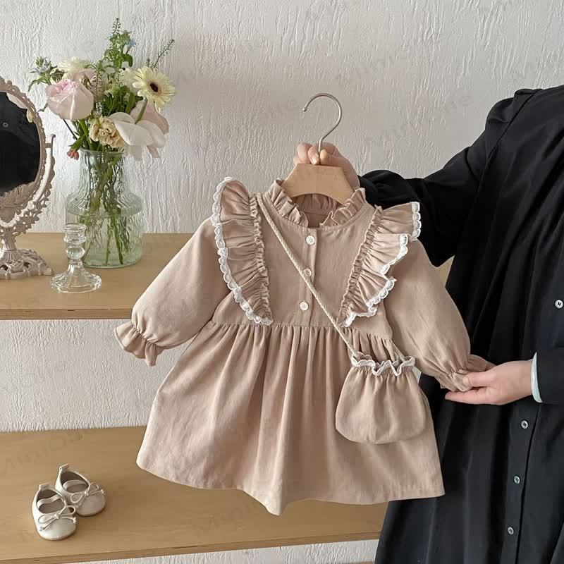 ベビー幼児女の子用無地Dress - image 2