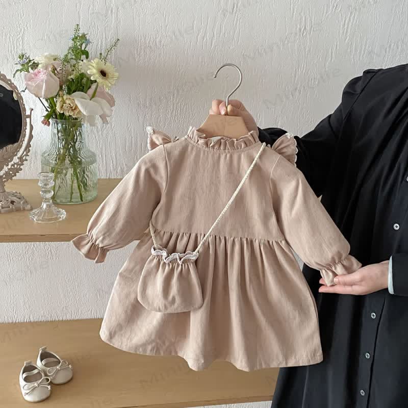 ベビー幼児女の子用無地Dress - image 4