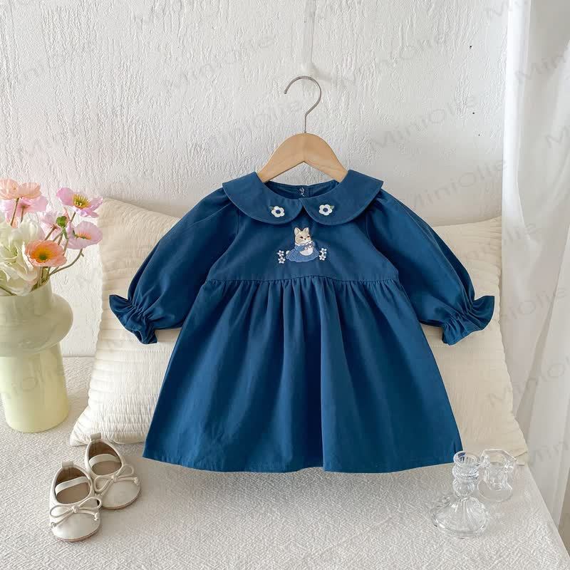 ベビー幼児用女の子用バニーDress - 青 - 3～5歳 - image 5