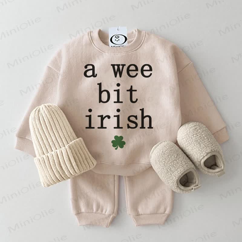 A WEE BIT IRISHベビー 2ピース ベージュセット - ベージュ - 2～3歳 - image 1